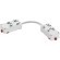 Соединитель питания гибкий Smart 220V Denkirs TR2103-WH