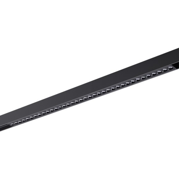 359934 Черный трековый линейный светильник 65см с перекл. цв. темп. 3000;4000;6000К (токопроводящий) 220В 30Вт 24° 1950Лм CRI90 Novotech VECTOR