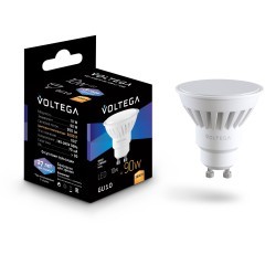 7265 Светодиодная керамическая лампа Voltega Ceramics GU10 MR16 10W 3000K 100° 950лм (аналог 90Вт обычной лампы) 7265 Светодиодная керамическая лампа Voltega Ceramics GU10 MR16 10W 3000K 100° 950лм (аналог 90Вт обычной лампы)