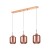 Подвесной светильник Lumina Deco Alacosmo LDP 6811-3 PR R.GD
