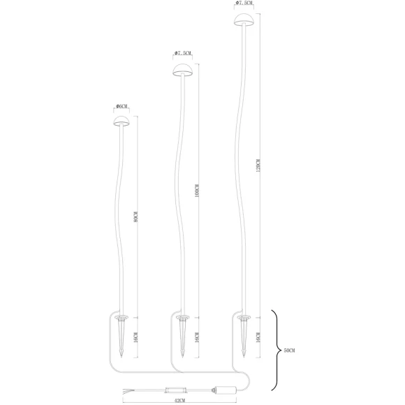 Грунтовый светильник Arte Lamp MOTUS A1081PA-3WH Грунтовый светильник Arte Lamp MOTUS A1081PA-3WH