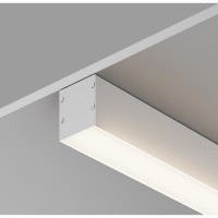 Алюминиевый 2м профиль накладной-подвесной 35x35мм Maytoni ALM-3535BT-S-2M арт 633001