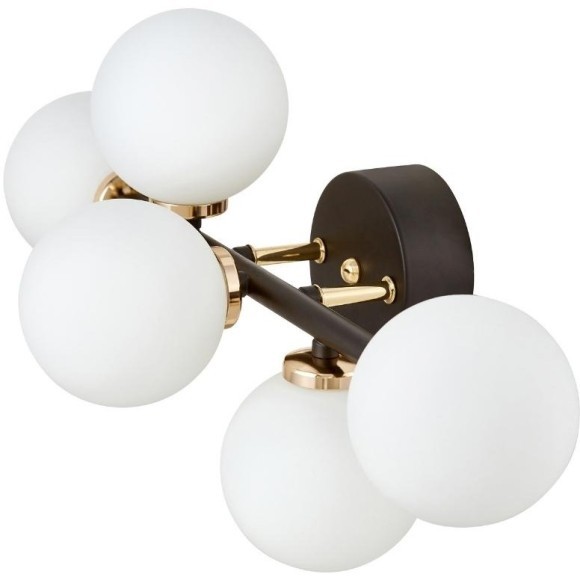 Бра Lumina Deco Marsiada LDW 6033-5 BK+F.GD