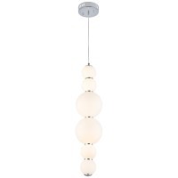 SL1583.103.01 Светильник подвесной ST-Luce Хром/Белый LED 1*24W 3000K NEPAZZO