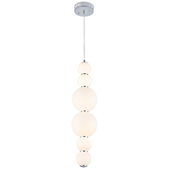 SL1583.103.01 Светильник подвесной ST-Luce Хром/Белый LED 1*24W 3000K NEPAZZO