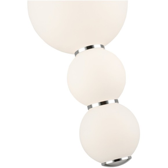 SL1583.103.01 Светильник подвесной ST-Luce Хром/Белый LED 1*24W 3000K NEPAZZO