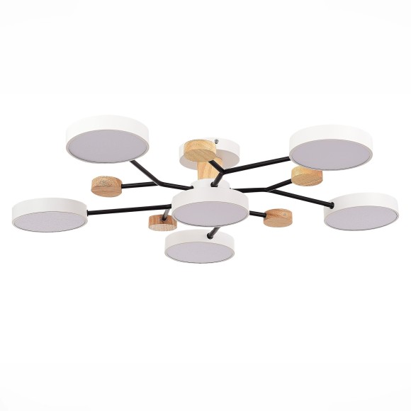 SLE6006-502-06 Светильник потолочный Белый/Белый LED 6*12W 3000K/4500K/6000K FAEMA