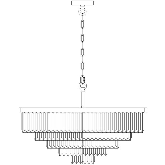Подвесная люстра Revero MOD085PL-12CH