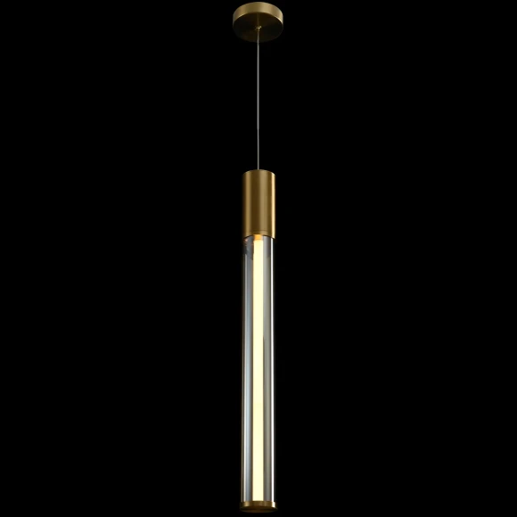 Светильник подвесной Crystal Lux LINEUP SP11W LED BRASS 3760/211