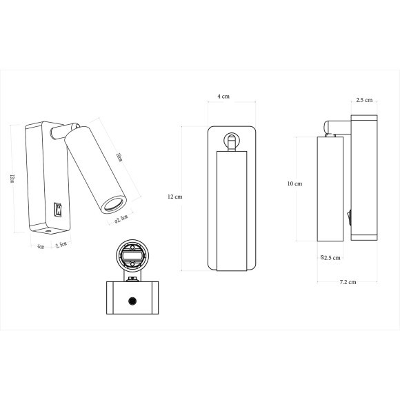 Спот Arte Lamp SPOT A1224AP-1BK