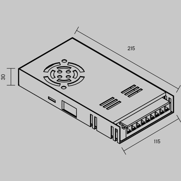 Источник напряжения Maytoni PSL006 48В 400Вт IP 20 831011