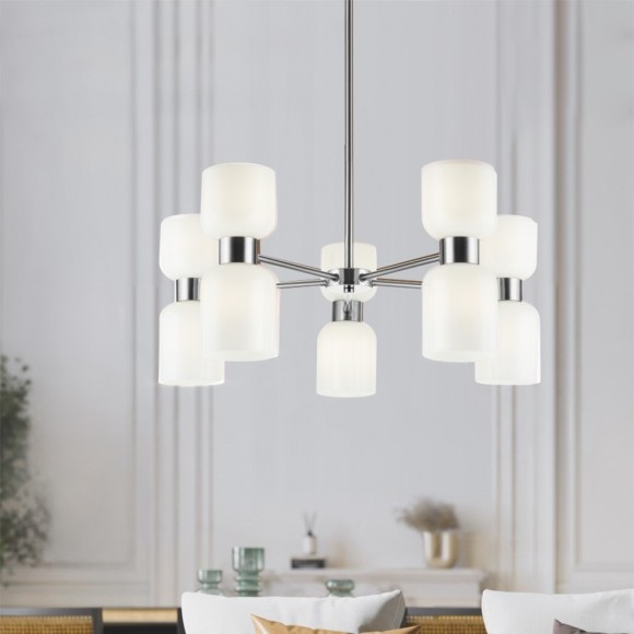 Люстра на штанге Freya FR5203PL-10CH Savia под лампы 10xE27 60W Люстра на штанге Freya FR5203PL-10CH Savia под лампы 10xE27 60W