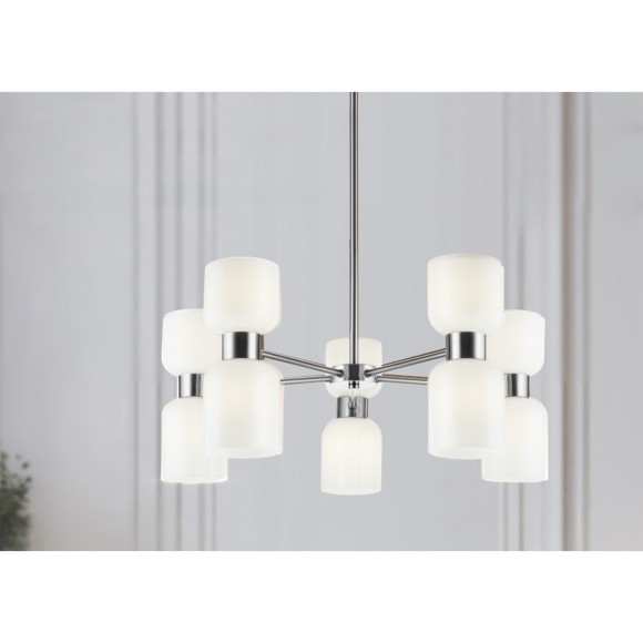 Люстра на штанге Freya FR5203PL-10CH Savia под лампы 10xE27 60W Люстра на штанге Freya FR5203PL-10CH Savia под лампы 10xE27 60W