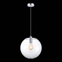 SL1056.133.01 Подвес ST-Luce Хром/Прозрачный E27 1*60W NOOR SL1056.133.01 Подвес ST-Luce Хром/Прозрачный E27 1*60W NOOR