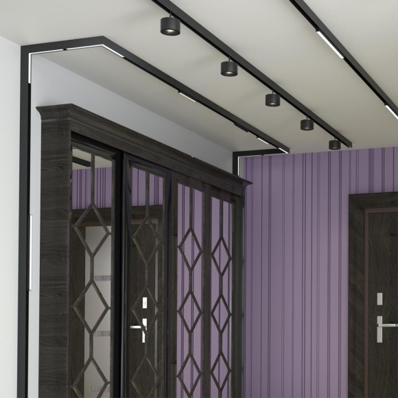 358608 Трековый светодиодный светильник Novotech Flum CRI90+ 4000К 1920Лм 100° 24W