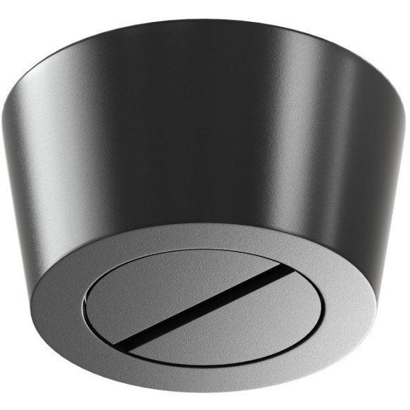 Накладное основание с вводом питания для шинопровода-ремня Denkirs Belty TR5512-BK