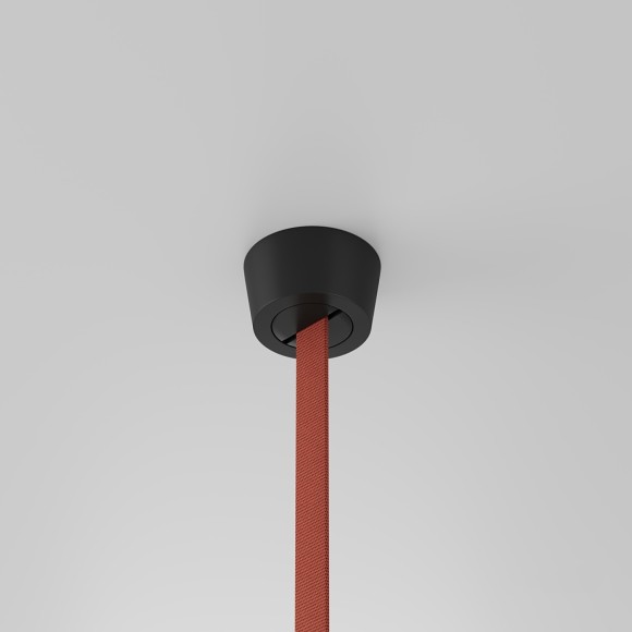 Накладное основание с вводом питания для шинопровода-ремня Denkirs Belty TR5512-BK