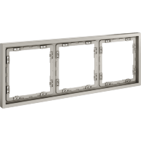 Рамка пластиковая VOLTUM S70 на 3 поста, (кашемир)