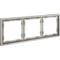 Рамка пластиковая VOLTUM S70 на 3 поста, (кашемир)