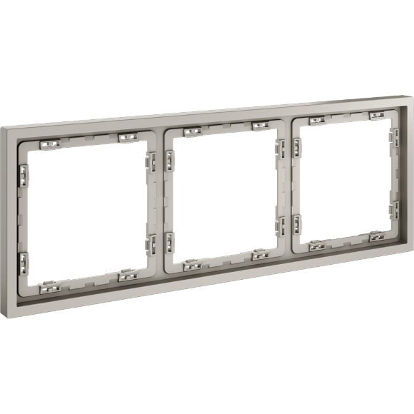 Рамка пластиковая VOLTUM S70 на 3 поста, (кашемир)
