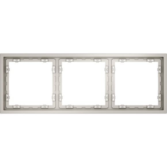 Рамка пластиковая VOLTUM S70 на 3 поста, (кашемир)