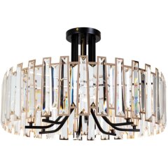 Люстра хрустальная Arte Lamp A1028PL-8BK Amber под лампы 8xE14 40W Люстра хрустальная Arte Lamp A1028PL-8BK Amber под лампы 8xE14 40W