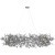 10101/1000 Chrome Подвесная люстра LOFT IT Spark
