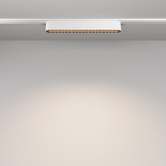 TR084-1-12W4K-W Трековый магнитный светодиодный светильник Maytoni Radity 48V CRI90+ 4000К 190Лм 60° 12Вт