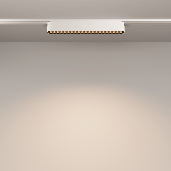 TR084-1-12W4K-W Трековый магнитный светодиодный светильник Maytoni Radity 48V CRI90+ 4000К 190Лм 60° 12Вт