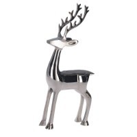 427127 BALIGUIAN Статуэтка декоративная Олень L170 B55 H367 алюминий хром