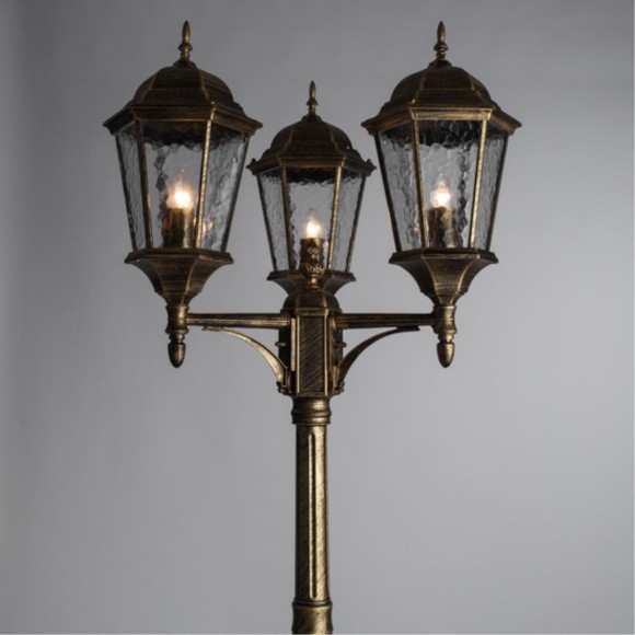 Уличный столб Arte Lamp GENOVA A1207PA-3BN
