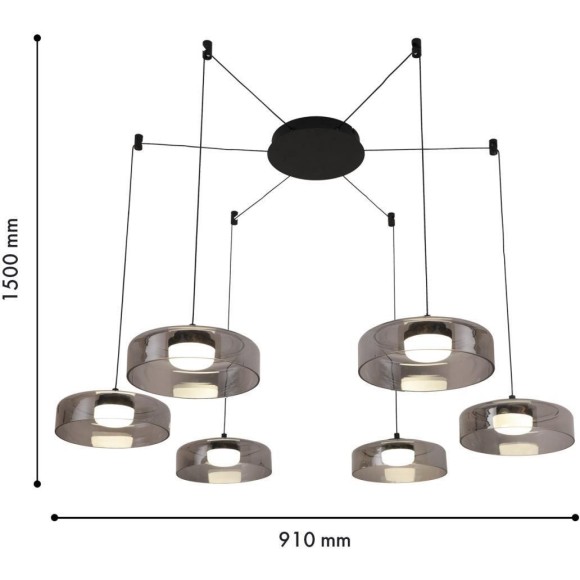 Подвесной светильник Platta 4490-6P Подвесной светильник Platta 4490-6P