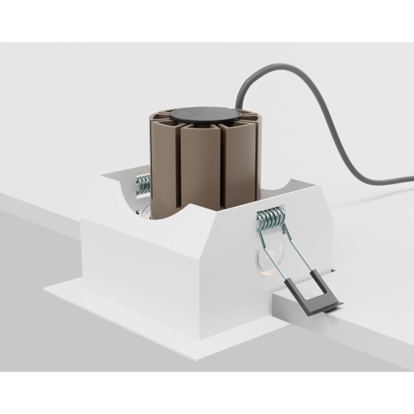 Maytoni Metal Modern DL008-12W2.7-3-4K-W Белый квадратный встраиваемый светодиодный светильник, поворотный, CCT перекл. цветовой температуры, LED 12Вт 2700-3000-4000K 1260-1470Лм CRI90 50° IP20 220V Maytoni Metal Modern DL008-12W2.7-3-4K-W Белый квадратный встраиваемый светодиодный светильник, поворотный, CCT перекл. цветовой температуры, LED 12Вт 2700-3000-4000K 1260-1470Лм CRI90 50° IP20 220V