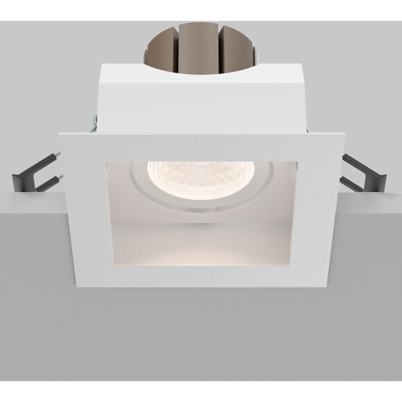 Maytoni Metal Modern DL008-12W2.7-3-4K-W Белый квадратный встраиваемый светодиодный светильник, поворотный, CCT перекл. цветовой температуры, LED 12Вт 2700-3000-4000K 1260-1470Лм CRI90 50° IP20 220V Maytoni Metal Modern DL008-12W2.7-3-4K-W Белый квадратный встраиваемый светодиодный светильник, поворотный, CCT перекл. цветовой температуры, LED 12Вт 2700-3000-4000K 1260-1470Лм CRI90 50° IP20 220V