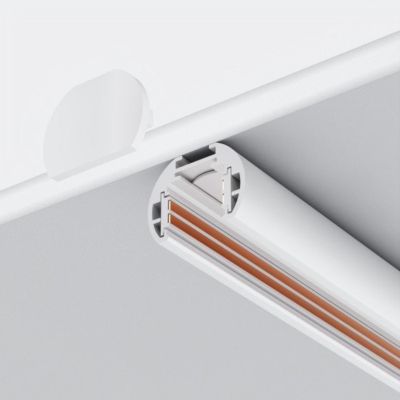 Комплект из 2 боковых заглушек для подвесного скругленного шинопровода Maytoni Exility TRAM034EC-R-41W