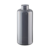 421383 NABAS Ваза декоративная, стекло, черный зеркальный, H400, Ø150