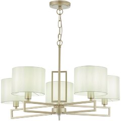 SLE105803-05 Светильник подвесной Матовое золото/Белый E14 5*40W DANAE