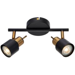 Спот настенный Arte Lamp A1906PL-2BK ALMACH под лампы 2xGU10 50W Спот настенный Arte Lamp A1906PL-2BK ALMACH под лампы 2xGU10 50W