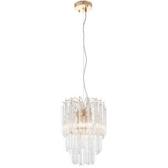 SL386.203.05 Люстра подвесная ST-Luce Золотистый/Золотистый, Прозрачный G9 5*5W OSOLETO SL386.203.05 Люстра подвесная ST-Luce Золотистый/Золотистый, Прозрачный G9 5*5W OSOLETO