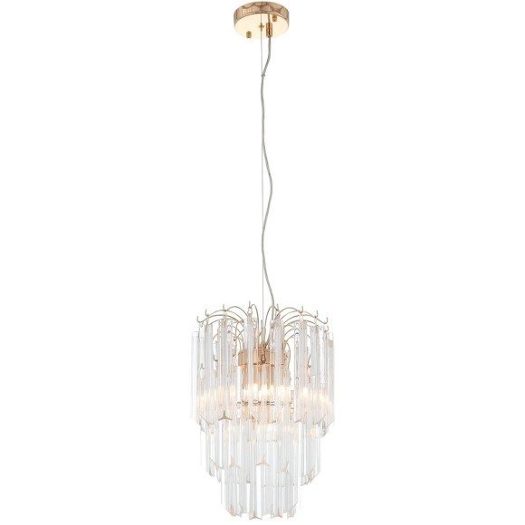 SL386.203.05 Люстра подвесная ST-Luce Золотистый/Золотистый, Прозрачный G9 5*5W OSOLETO