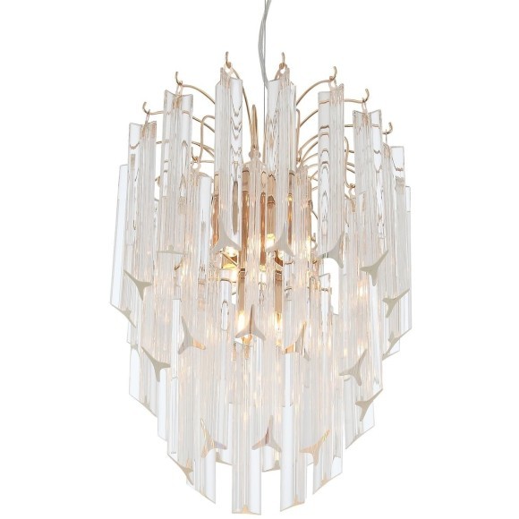 SL386.203.05 Люстра подвесная ST-Luce Золотистый/Золотистый, Прозрачный G9 5*5W OSOLETO