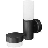 Уличный настенный светильник с лампами GU10+GX53 и защитой IP54 Arte Lamp BUDAPEST A2360AL-2BK