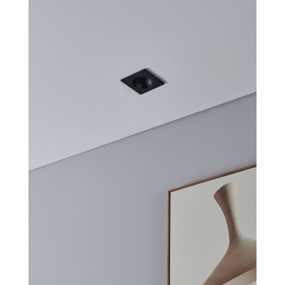 900251 EGLO ZARATE (Зарате) встраиваемый квадратный LED-светильник, 2 Вт, 90 лм, 3000 К, IP20, черный