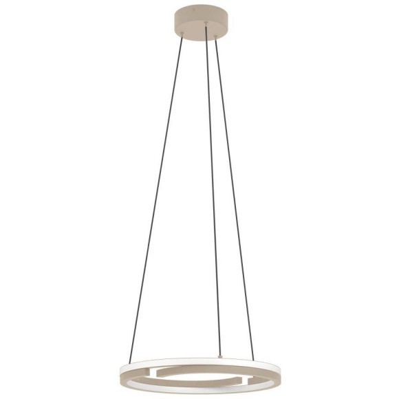 901824 Светодиодный подвес с регулировкой цветовой температуры MEZZOMONTE, 40W(LED), 2700-6500K, 3200lm, алюминий, сталь, песочный, белый