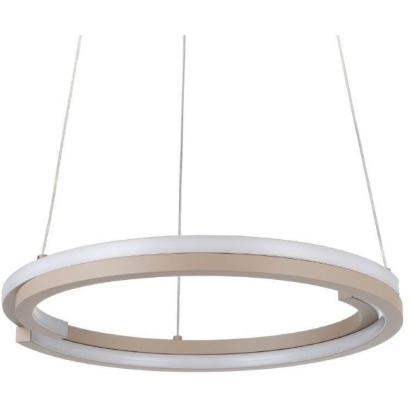 901824 Светодиодный подвес с регулировкой цветовой температуры MEZZOMONTE, 40W(LED), 2700-6500K, 3200lm, алюминий, сталь, песочный, белый