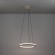 901824 Светодиодный подвес с регулировкой цветовой температуры MEZZOMONTE, 40W(LED), 2700-6500K, 3200lm, алюминий, сталь, песочный, белый
