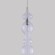 Светильник подвесной Crystal Lux IRIS SP1 A TRANSPARENT