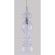 Светильник подвесной Crystal Lux IRIS SP1 A TRANSPARENT