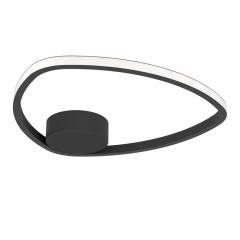 902148 MOSCHELLA Светодиодный настенно-потолочный светильник с регулировкой цветовой температуры 9,7Вт 1440Лм 2700K-6500K сталь алюминий черный 902148 MOSCHELLA Светодиодный настенно-потолочный светильник с регулировкой цветовой температуры 9,7Вт 1440Лм 2700K-6500K сталь алюминий черный