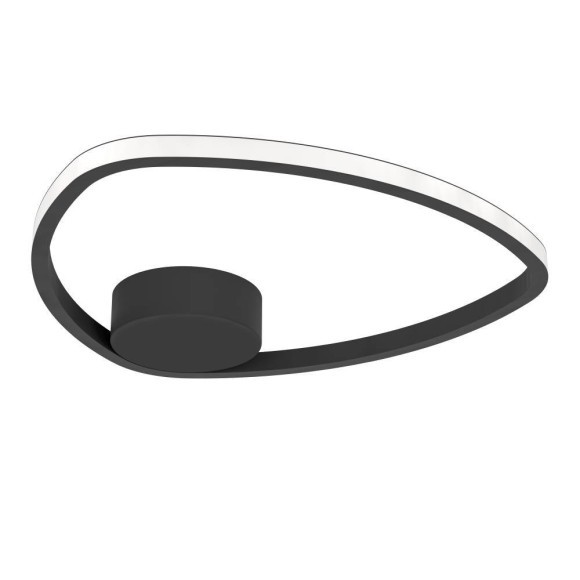 902148 MOSCHELLA Светодиодный настенно-потолочный светильник с регулировкой цветовой температуры 9,7Вт 1440Лм 2700K-6500K сталь алюминий черный